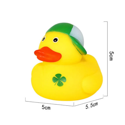 Toddler Baby Play Water Toys Little Yellow Duck Bath Toy Squeeze Sound Rubber Ducky Toys Kids Swimming Funny Toys