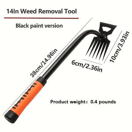 Upgraded 2026 New Model - Heavy Duty Manual Weeding Tool - Efficient Long Handle Weeder, Sharp Blade Root Removal -