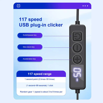 1pc Automatic Phone Screen Clicker Simulated Finger Clicking Tapper Silent Click Physical Tapper For Game Assistance Tasks