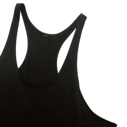 Mens Bodybuilding Faux Cotton Tank Top Gym Fitness Sports Sleeveless Top Skull Print Breathable Tank Top Mens Summer Tank Top