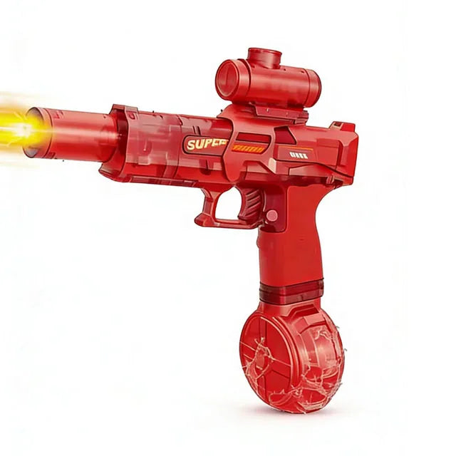 Fun electric pulse water gun, simulated flame sensing light, fully automatic toy water gun, adult outdoor beach toy