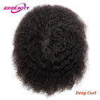 Deep Curl 1B / 6 inches Toupee / 9x11|120%