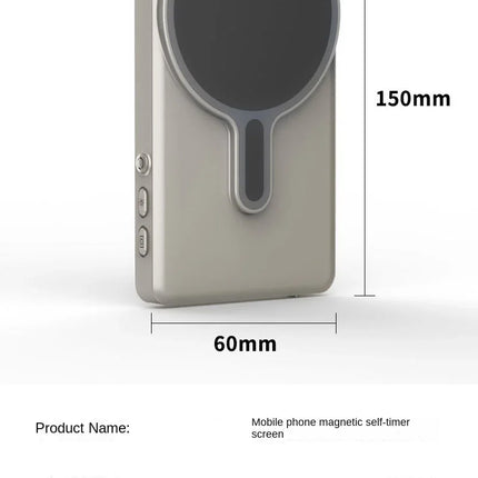 Wireless Monitor Rear Camera Screen Smartphone Selfie Magnetic Screen For Vlog Live Stream Video Recording Outdoor Selfie tool