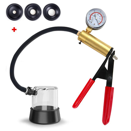 9x5.5cm Short Penis Pump Cup Electric Men Suction Glans Sucker Massager Anal Sex Machine Manual Adult Toys Juguetes Sexo Hombre