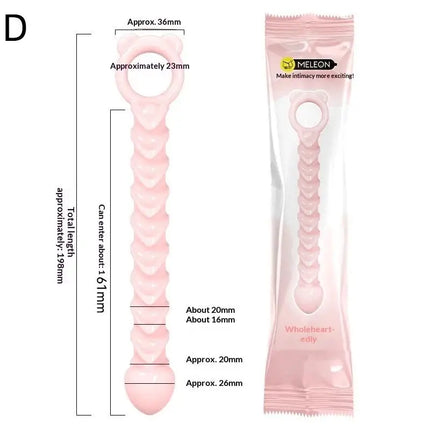Adult Sex Couple Sexy Anal Dildo Toys New Beads Soft Anal Plug Anus Toys Big Balls Silicone G-Spot Stimulating Butt Plugs
