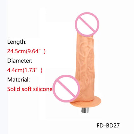 Soft Silicone Dildos for Female Masturbation Automatic Sex Machine  3XLR Accessories Adult Pleasure Toys Sex Tool for Women