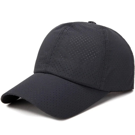 2023 New Summer Men Women Snapback Quick Dry Mesh Baseball Cap Sun Hat Bone Breathable Hats Adjustable outdoor hat