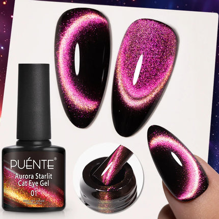 7.5ML Amber Moonlight Cat Magnetic Gel High Glossy Luxury Coffee Series Cat Eye Gel Soak Off UV Semi-Permanent Nail Art Varnish