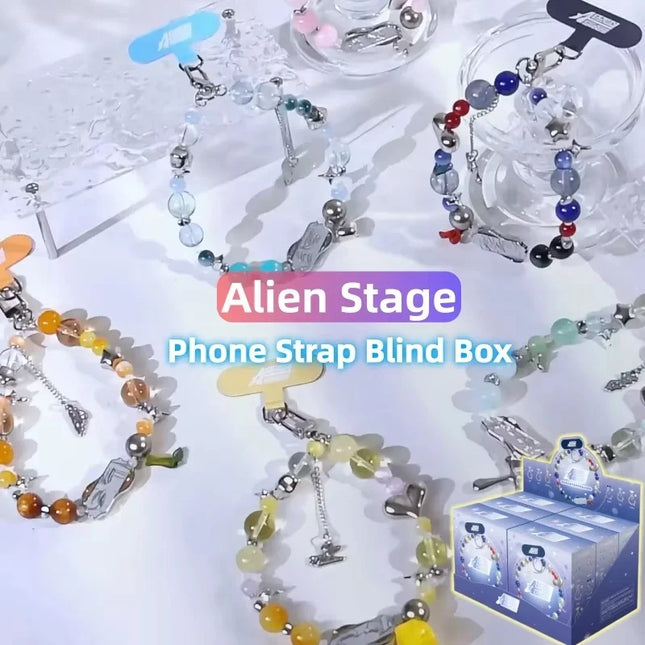 2026 New Genuine Alien Stage Crystal Rabbit Serie Bracelet Blind Box Pendant Exquisite Craft Anime Peripheral Decor Collect Gift