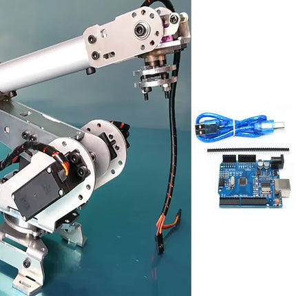 Multi-Dof Robot Arm Abb Industrial Manipulator Claw Gripper with MG996R for Arduino Robot DIY Kit to 6-axis Robotic Arm Project