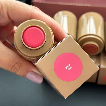 Fashion Lips Makeup Pocket Blusher Lip Gloss Oil Lip Balm Rouge With Lipstick Lip Shape Pen Liner Barrier Butter For Girl Gift