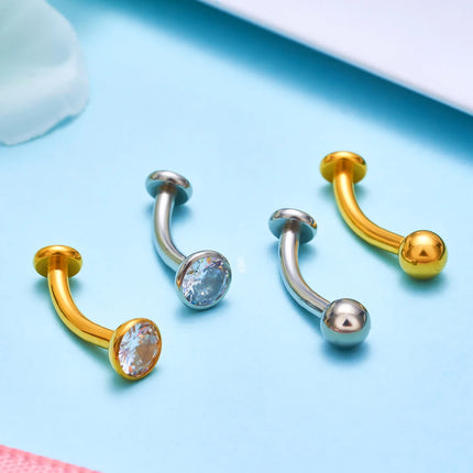 ASTM F136 Titanium 14G Belly Button Rings piercing set Nose Stud Labret Lip Stud Earring Eyebrow Body Jewelry For Women