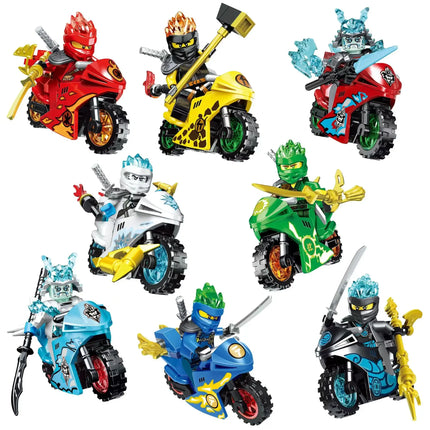 606pcs Thunder Raider Mechanical Warrior Robot Mecha Building Blocks Model Toys for Kids Adult Gift