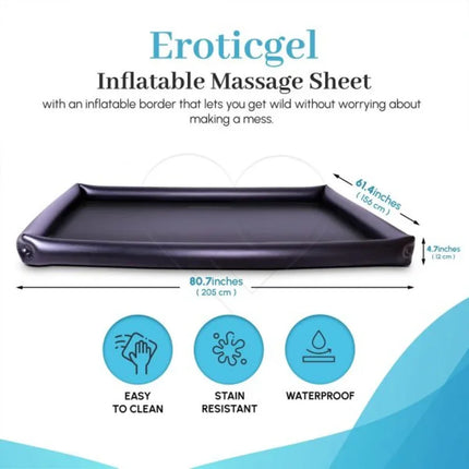 PVC Waterproof Spa Waterbed Mattress Protector Oil Massage Sex Fun Convenient to Carry Outdoor Inflatable Bed Adult Sex Toys
