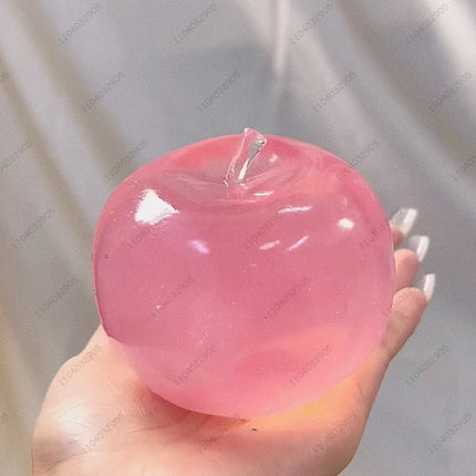 Big Apple Stress Ball Apple Fidget Toys Non-Bounce Squeeze Ball ASMR Sensory Toys for Kids & Adults Anti-Stress Festival Gifts