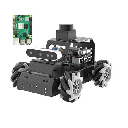 ROS Mecanum Wheel RC Car with Depth Camera Radar HUMBLE SLAM and Autonomous Driving For Raspberry Pi 5 Programmable Robotic Car
