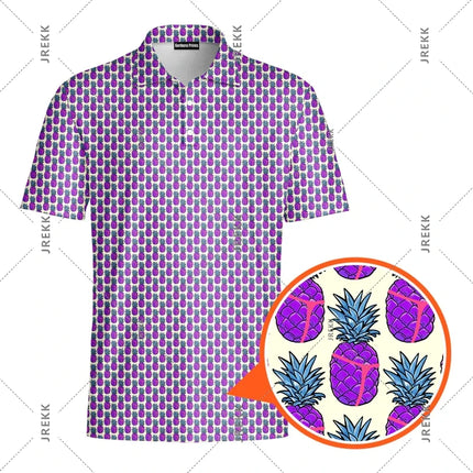 Sexy Full Print Humor Polo Shirt Men Hip Hop Street Personality Short Sleeve Button Golf Shirts Summer Carnival Party Funny Top