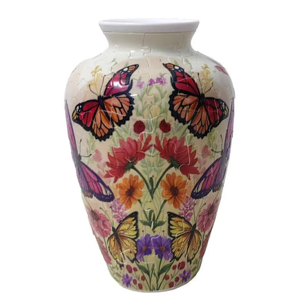 Creative 3D Puzzle Vase Waterproof Artistic Flower Vase Jigsaw Arrange Flowers Building Block Flower Arrangement Vase