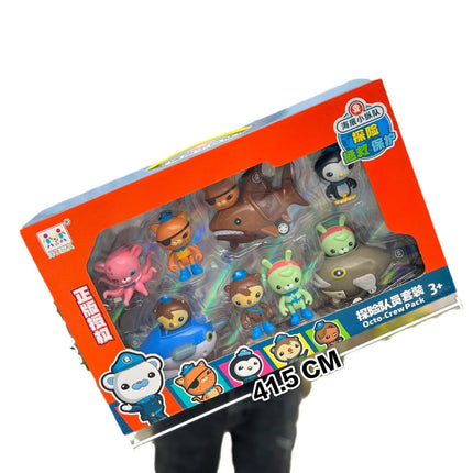 Barnacles Kwazi Peso Dashi Anime Action Figurine A Set Of Octonauts Figure Shield Abs Child'S Enlightenment Xmas Toys Model Doll