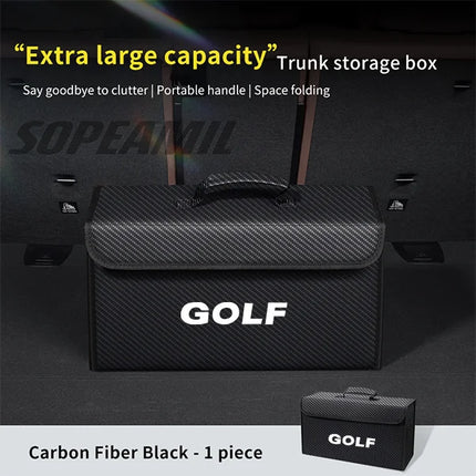 Volkswagen GTI Golf Arteon Tiguan Touareg Passat Polo Scirocco Jeeta CC Polo Car Trunk Storage Box Foldable Stowing Tidying Bag