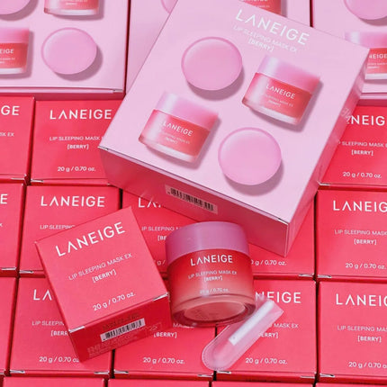 Laneige Lip Mask Jelly Sleep Lip Balm Night Repair Moisturise Treatment 4*8g 5*3g Set Hydrate Light Nourishment Christmas Gifts