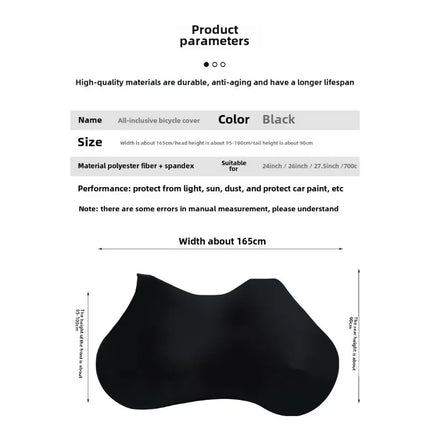 Bicycle Protector Cover MTB Road Cycling Protective Gear Anti Dust Wheels Frame Cover Scratch Proof Storage Bag Bike Accessorie
