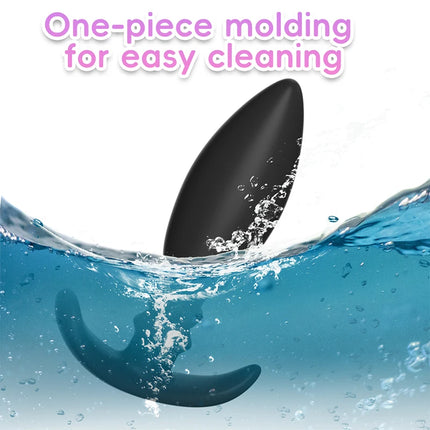 Silicone Metal Rolling Bead Anal Plug Wearable Butt Plug Stimulation Anus Masturbator G-Spot Massage Bdsm Sex Toys for Man Women