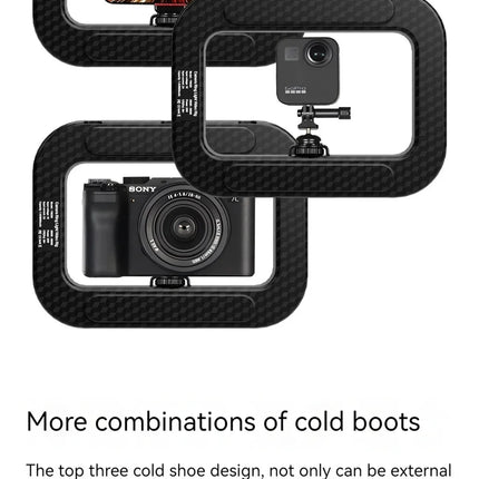 Roreta New Handheld Ring LED Rechargeable Portable Mobile Phone Live Broadcast Photography Desktop Rabbit Cage Selfie fill Light