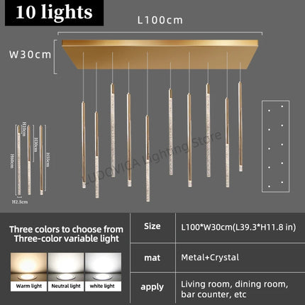 Hotel lobby LED Chandelier Luxury Villa hall Living room Crystal Chandeliers Customable High Ceilings Chandelier