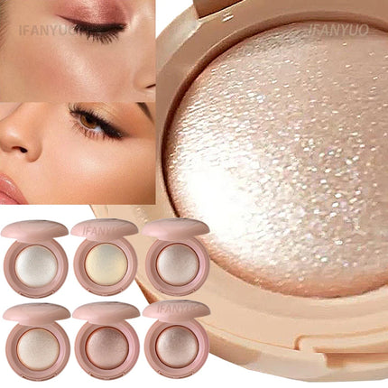 Highgloss Makeup Highlighter Smooth Mashed Potato Texture Highlight Pearlescent Contour Long-lasting Waterproof Body Highlight