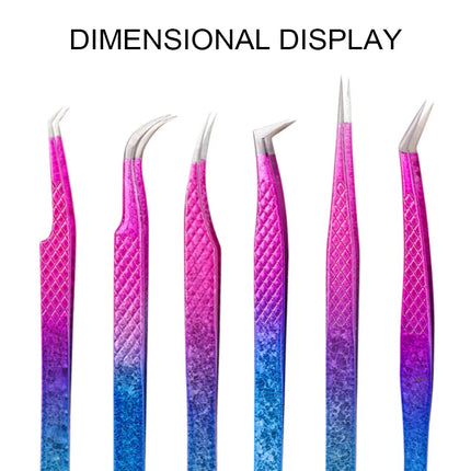 Tweezers Eyelash Extensions Clip Eyebrow Lash Extension Tweezers  Cosmetic Makeup Tools Professional Precision Eyelash Tweezers