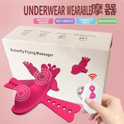 Wearable Vibrator Toy for Women Wireless Panty with Remote Control Bullet Sex Toy Vibrating Panties for Couples with Red Pink