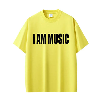 Famous Rapper Playboi Carti I AM MUSIC Same Style Logo Tops Men Fashion Rap Opium Merch Tee Hip Hop Oversized Fans T-shirts