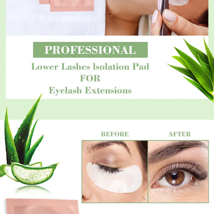 50pairs Eye Pads For Eyelash Extension Hydrogel Patches For Eyelashes U Shaped Gel Pads Lashes Extension Supplies Patches Makeup