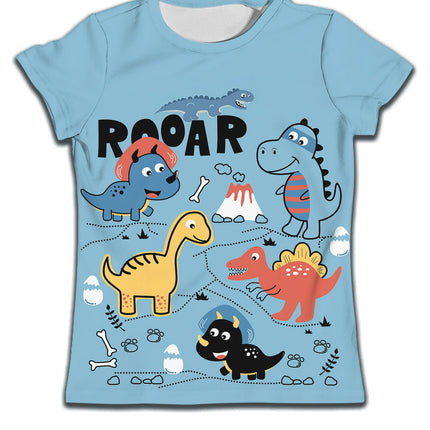 New Cartoon T-shirt Kids Boys Children Clothes Girls Cats Graphic T Shirts Boy Baby Summer Top KID Girl Birthday Short Sleeve