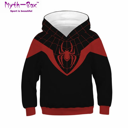 Autumn Winter Children's Hoodies Superhero's Print Coat Kids Sweatshirt Child Teen Hoody Tops 5-14y Boy's Hooded Coat Sportwear