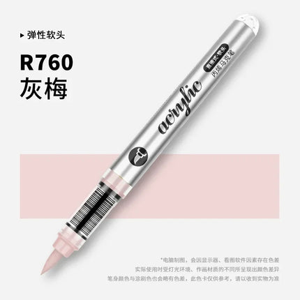 GRASP 120/1 Colors Acrylic Marker Pens Waterproof Pen Soft Brush Nib Student Art for Glass Stone Art School Supplies Stationery
