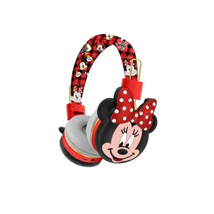 Cartoon Mickey Minnie Bluetooth Headsets Game Doodle Wireless Headphones Earphones Mic For Kids Boy Girl Gifts Support TF Card
