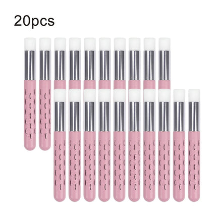 5/20/50pcs Eyelash Cleaning Brush Lash Shampoo Brush for Eyelash Extensions Peel Off Nose Pore Blackhead Remover Makeup Tool
