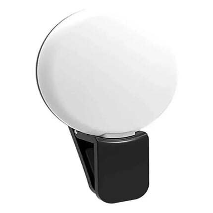 LED Light Mobile Phone Mini Selfie Fill Light Rechargeable 3 Modes Selfie Ring Light Clip-on Brightness Adjustable