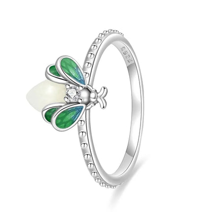 Rings For Women 100% 925 Sterling Silver Pink Heart Crown Star Moon Snowflake Zircon Rings Fashion Engagement Wedding Jewelry