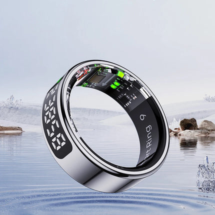 COLMI R12 Smart Ring with Display Screen and Touch, Health Manager, Wireless Charging, 5 ATM Waterproof For Men Women