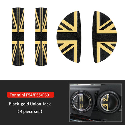 Car Door Handle Decoration Leather Sticker For Mini Cooper JCW F56 F60 F55 F54 R56 R60 R55 Countryman Car Interior Accessories