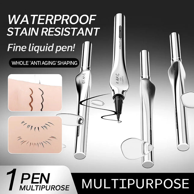 A.M.G Smooth Quick-Drying Eyeliner Pen Waterproof, Smudge-Proof, Long-Lasting, Colorful Eyeliner Pen