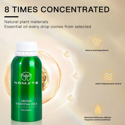 NAMSTE 500ML Aroma Essential Oil Hotel Series Use In Aroma Diffuser Fragrance Essential Oil Is Suitable For Home Office SPA Club