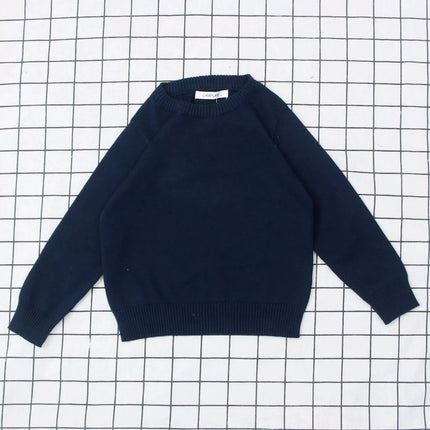 Kids Loose Fit Casual Knit Sweater Cozy Oversized Pullover Top Soft Long Sleeve Cotton Blend Stylish Toddler Fall Outfit