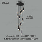 24 heads / Neutral light