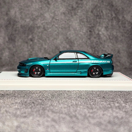 In stock FH 1:64 Scale Skyline GT-R R33 400R Alloy Car Model Collection Ornaments Vehicle Toy