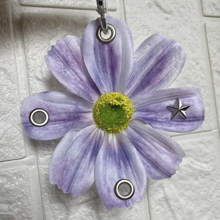 Exquisite Phalaenopsis Orchid Lily Keychain Creative Simulation Flower Bag Pendant Fashion Backpack Decoration Accessories Gifts