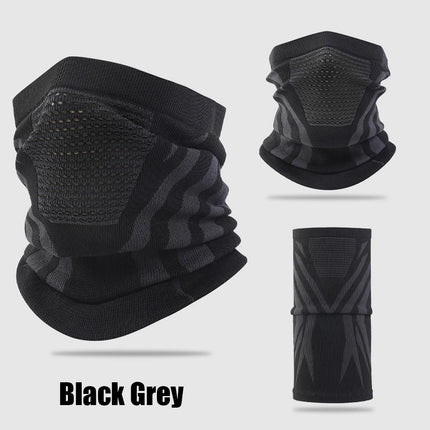 Windproof Warm Zebra Striped Face Mask/Scarf - Ideal for Motorcycle, Running, Skiing, Snowmobile - Winter Outdoor Protection